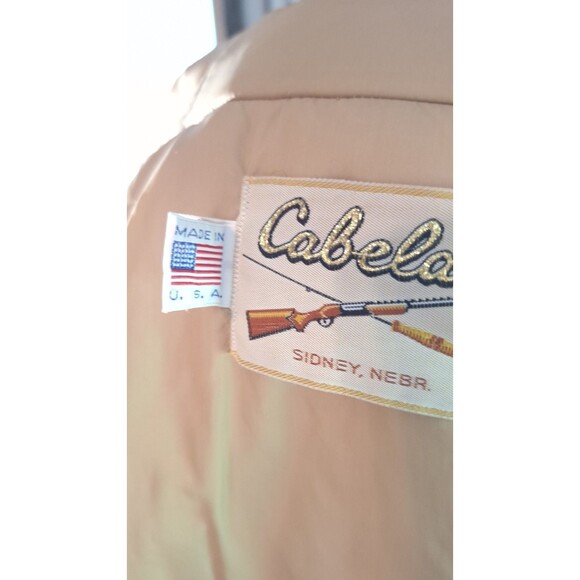 VTG CABELAS Size Med USA GoreTex‎ Camo Insulated Hunting Jacket Coat Mens - Picture 9 of 13